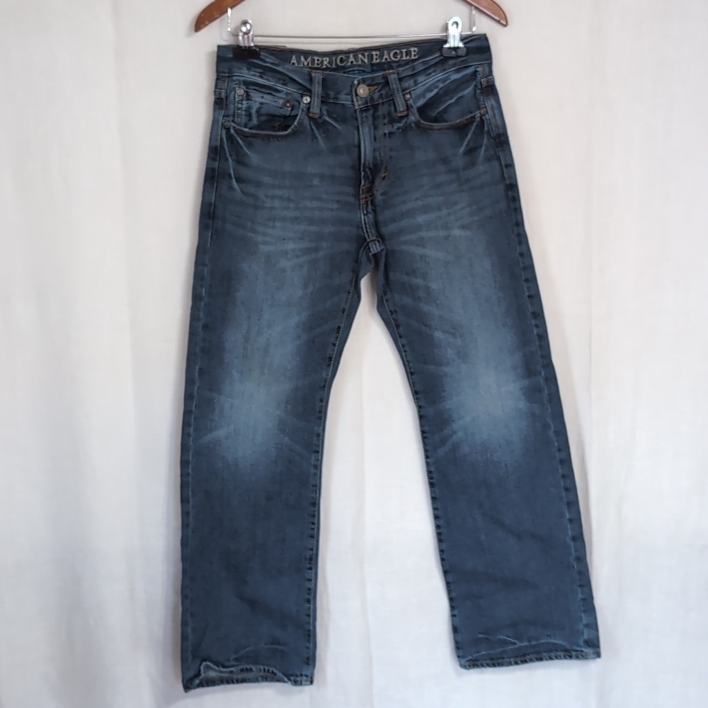 American Eagle Mens Original Boot Medium Wash Jean Size 29x30